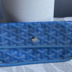 Blue Goyard Pouch